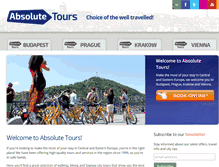Tablet Screenshot of absolutetours.com